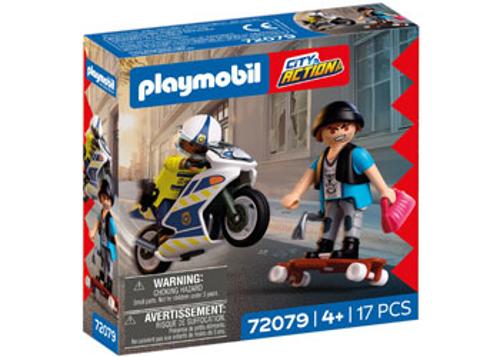 Motorcycle Chase Playset Playmobil