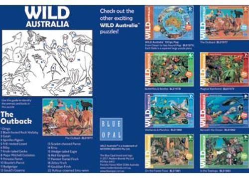 Blue Opal - Wild Aust The Outback 100 Pieces