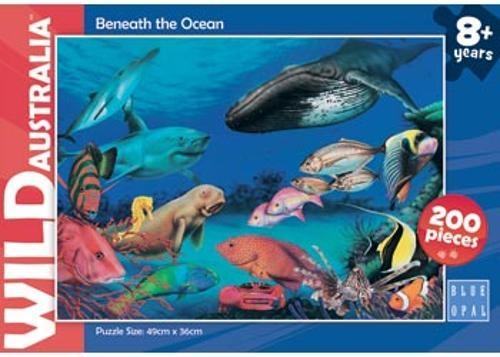 Blue Opal - Wild Aust Beneath the Oceans 200 Pieces