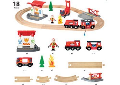 BRIO - Firefighter Set 18 Pieces