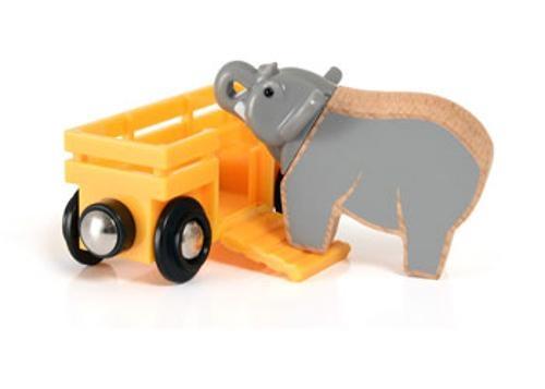 BRIO - Elephant and Wagon 2 Pieces