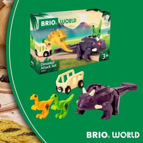 BRIO - Dinosaur Attack Set 4 pieces
