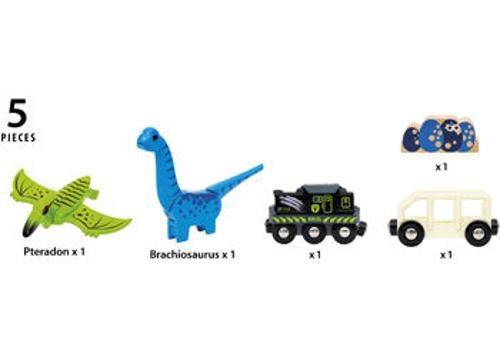BRIO - Dinosaur Battery Train 5 Pieces