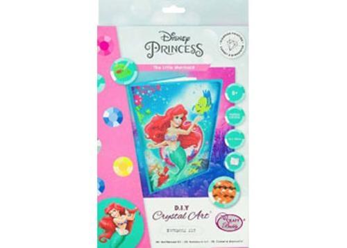 Crystal Art - The Little Mermaid Notebook 18x26cm