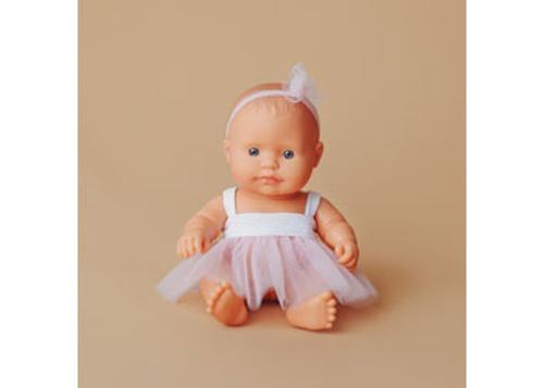 Miniland - My Friends & Me Caucasian Girl Baby Doll 21Cm