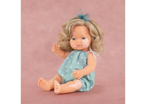 Miniland - My Friends & Me Baby Doll Girl W/Vitiligo 38Cm