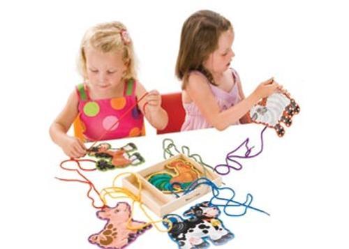 Melissa & Doug - Lace & Trace Farm Animals