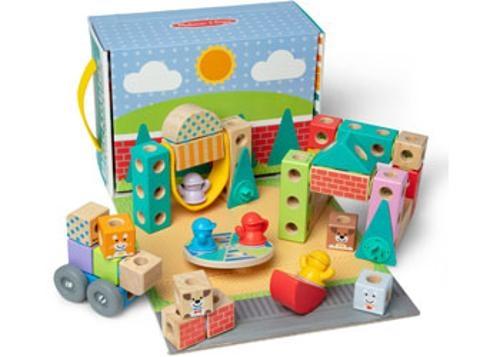 Melissa & Doug - Blockables Town Play Set