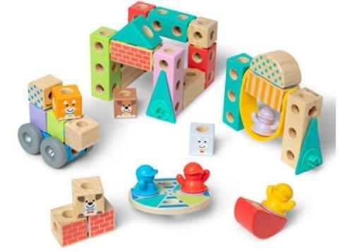 Melissa & Doug - Blockables Town Play Set