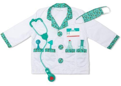 Melissa & Doug - Doctor Role Play Costume Set 3pk