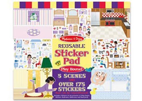 Melissa & Doug - Reusable Sticker Pad - Play House