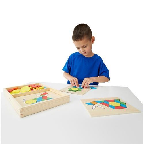 Melissa & Doug - Pattern Blocks And Boards