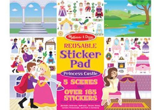 Melissa & Doug - Reusable Sticker Pad - Princess Castle