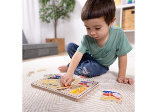 Melissa & Doug - Musical Instruments Sound Puzzle 8 Pieces