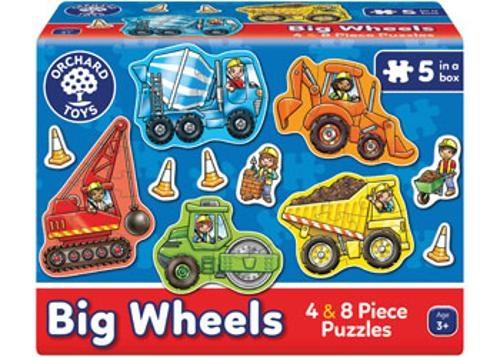 Orchard Toys - Big Wheels 4x8 Pieces Puzzle