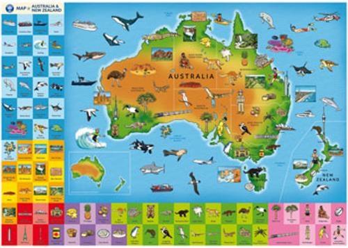 Orchard Toys - Map of Australia & New Zealand Puzzle