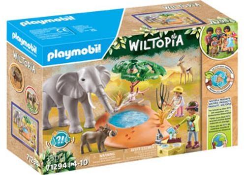 Playmobil - Elephant (with water shoot mechanism) at the water hole