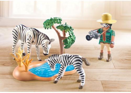 Playmobil - Photographer with zebras
