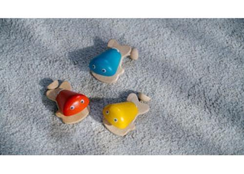 PlanToys - Fish Castanet (Blue)