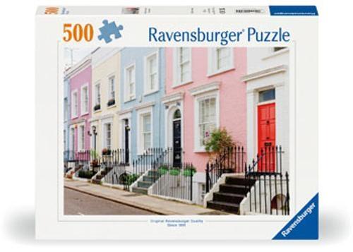 Ravensburger - Colourful London Townhouses Puzzle 500 Pieces
