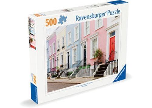 Ravensburger - Colourful London Townhouses Puzzle 500 Pieces