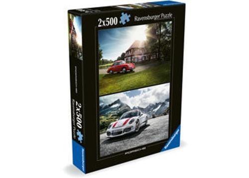 Ravensburger - Porsche 356 & Porsche 911 Puzzle 2x500 Pieces