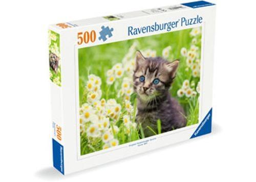Ravensburger - Kitten in the Meadow Puzzle 500 Pieces