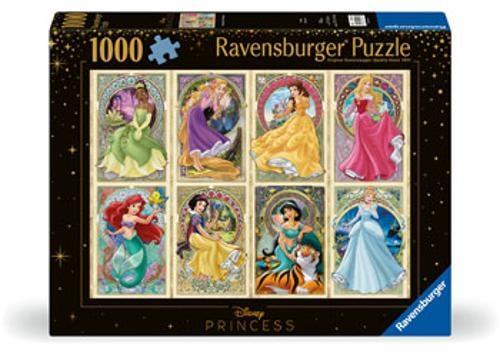 Ravensburger - Disney Art Nouveau Princesses Puzzle 1000 Pieces