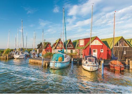 Ravensburger - Colourful Harbourside Germany Puzzle 1000 Pieces