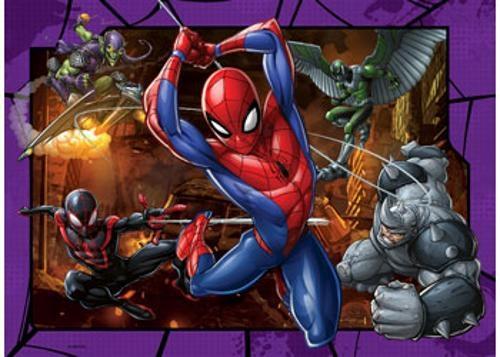 Ravensburger - Spider-Man Protector of New York Puzzle 4x100 Pieces
