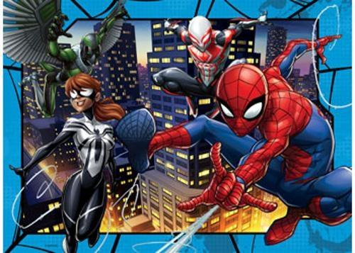 Ravensburger - Spider-Man Protector of New York Puzzle 4x100 Pieces