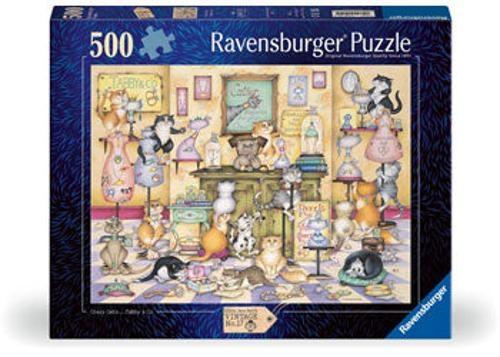 Ravensburger - Crazy Cats Taby & Co. Puzzle 500 Pieces