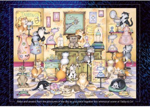 Ravensburger - Crazy Cats Taby & Co. Puzzle 500 Pieces