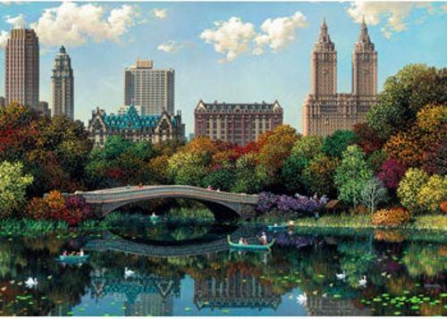 Ravensburger - NY Central Park Bow Bridge Puzzle 1000 Pieces