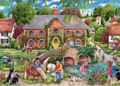 Ravensburger - Village Life Puzzle 1000 Pieces