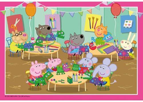 Ravensburger - Peppa Pig Puzzle 2x12 Pieces