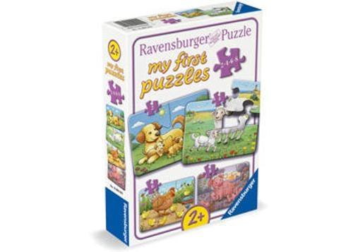 Ravensburger - Animal Families My First Puzzle 2/4/6/8 Pieces