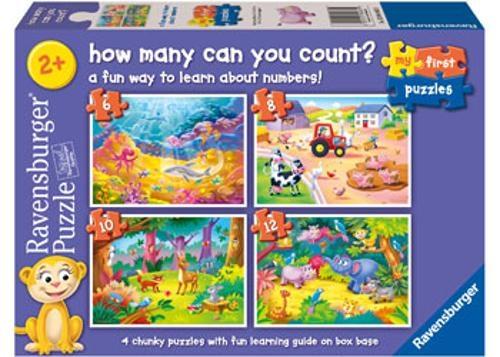 Ravensburger - How Many Can You Count? Puzzle 6/8/10/12 Pieces