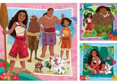 Ravensburger - Disney Moana Off to New Adventures 3x49 Pieces