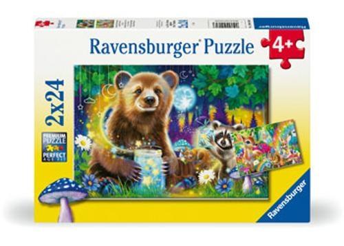 Ravensburger - Loving Woodland Friends Puzzle 2x24 Pieces