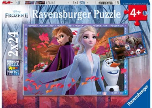 Ravensburger - Frozen 2 Frosty Adventures Puzzle 2x24 Pieces