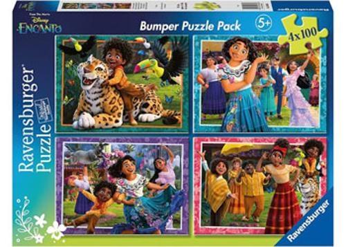 Ravensburger - Disney Shoes Off Magic On! Puzzle 4x100 Pieces