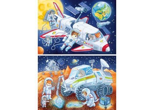 Ravensburger - Animals in Space Puzzle 2x24 Pieces