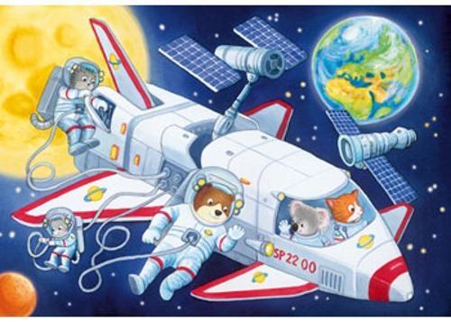 Ravensburger - Animals in Space Puzzle 2x24 Pieces