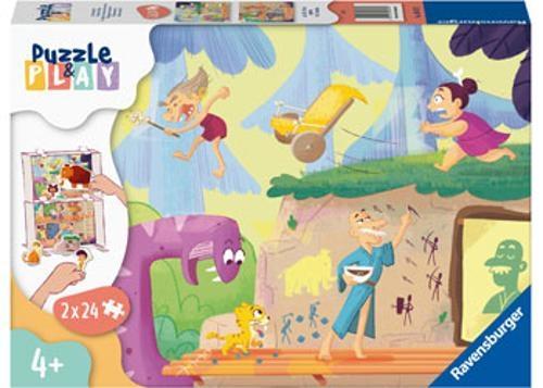 Ravensburger - Prehistoric People Puzzle 2x24 Pieces