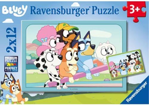 Ravensburger - Fun with Bluey Puzzle 2x12 Pieces