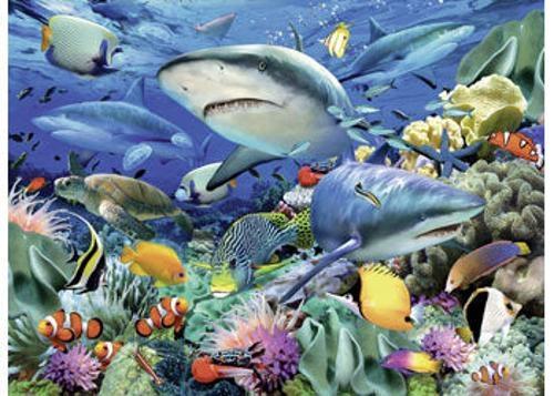 Ravensburger - Shark Reef Puzzle 100 Pieces
