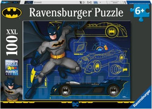 Ravensburger - Batman and the Batmobile Puzzle 100 Pieces