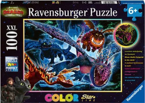 Ravensburger - Dragons 3 Glow Puzzle 200 Pieces