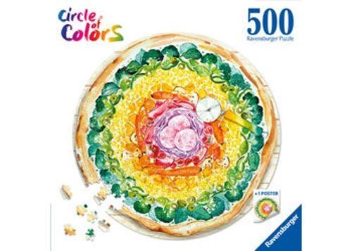 Ravensburger - Pizza Circle Puzzle 500 Pieces